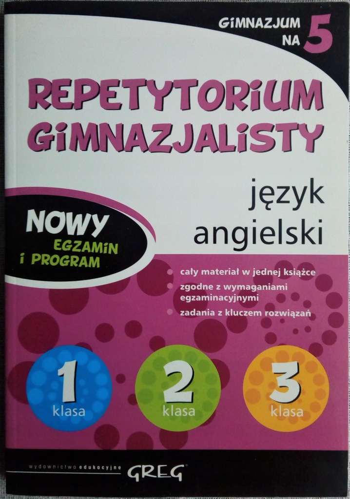 Repetytorium gimnazjalisty - j.angielski -Kociołek