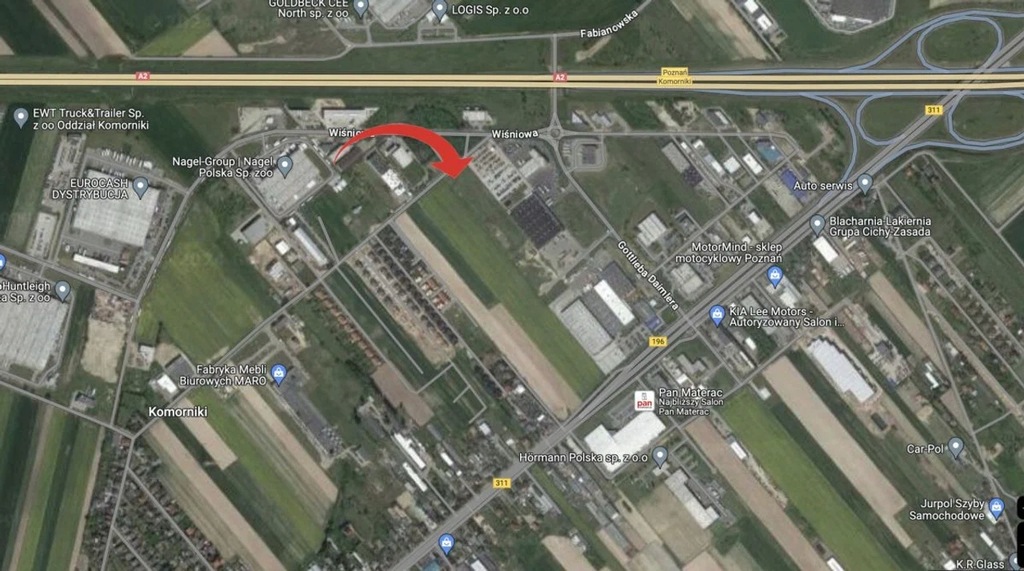 Działka, Komorniki, 3536 m²