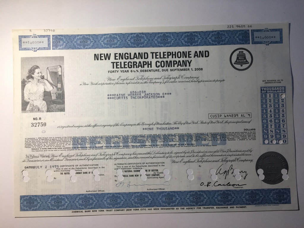 NEW ENGLAND TELEPHONY AND TELEGRAPH