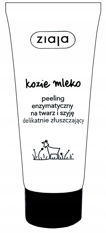 ZIAJA Kozie Mleko PEELING ENZYMATYCZNY twarz/szyja