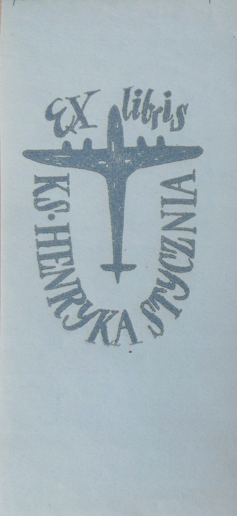 Ex libris Ks. Henryka Stycznia