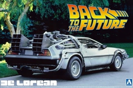 Back To The Future De Lorean I 1:24 AOSHIMA 05916