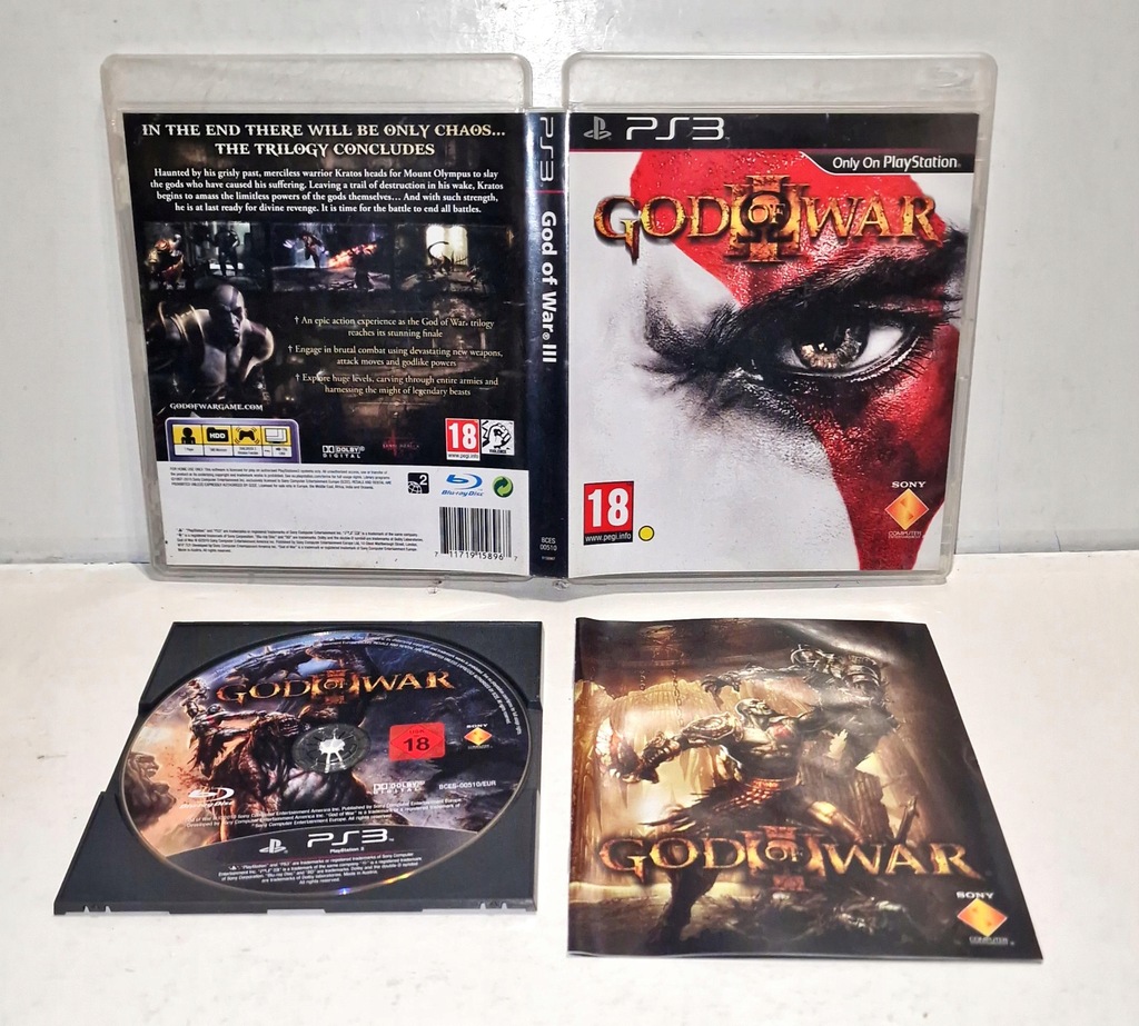 God of War III PS3 POLSKI W GRZE