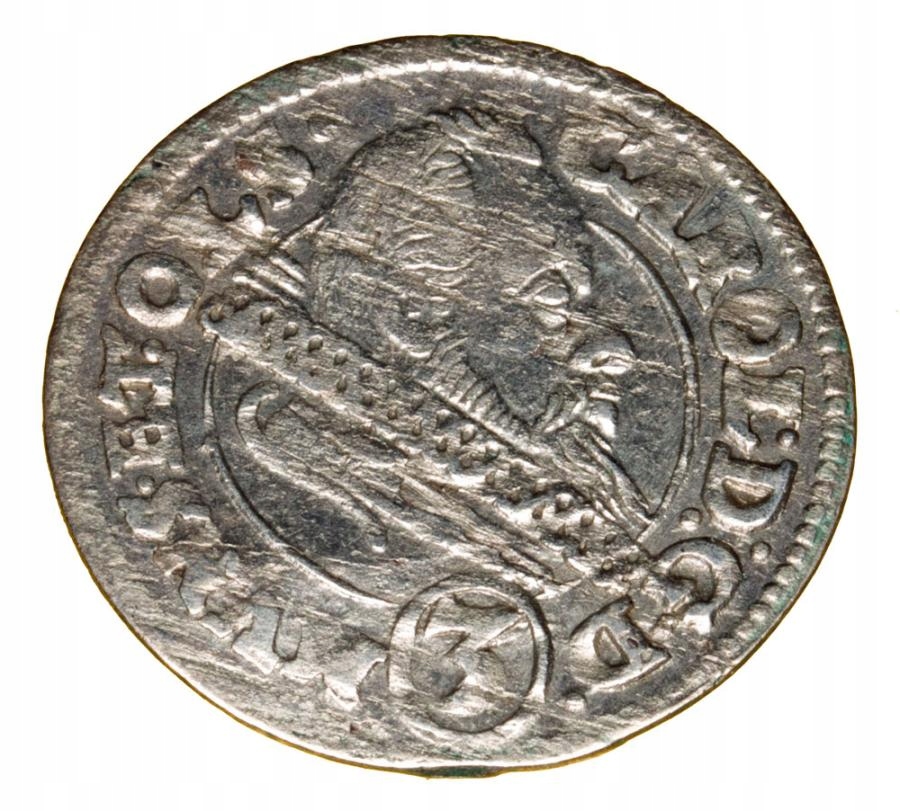 3 krajcary 1613 Karol II Habsburg Oleśnica