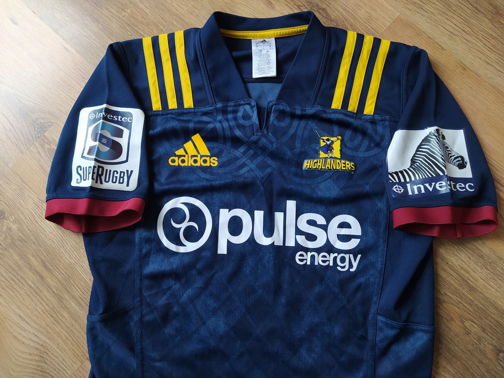 KOSZULKA ADIDAS RUGBY HIGHLANDERS JAK NOWA