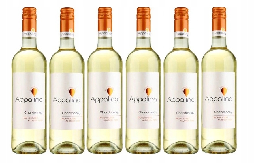 Wino Niemieckie Appalina Chardonnay 0% zestaw 6win