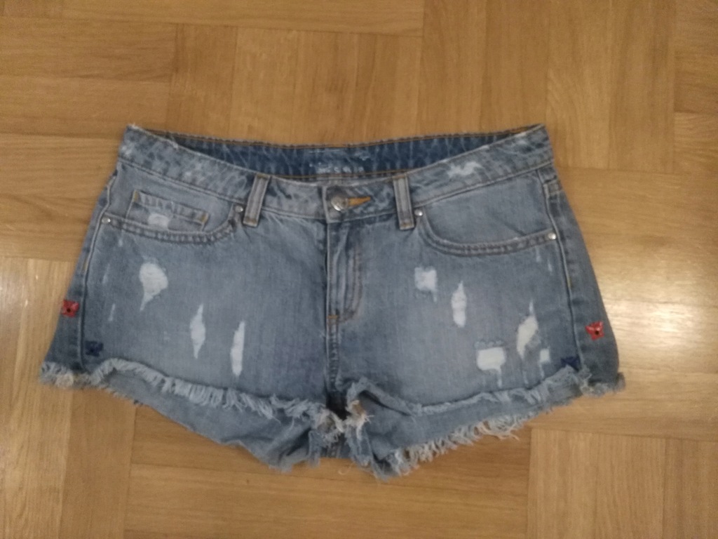 Krótkie Spodenki Jeans Dżinsowe 38 M