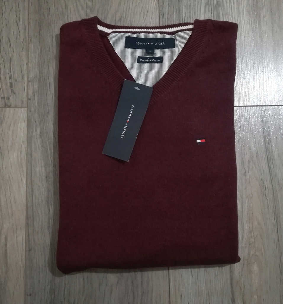 Sweter Tommy Hilfiger Pacific V-Neck L