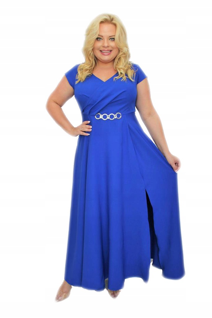 ELEGANCKA Sukienka WESELE 44 46 48 50 52 54 56 58