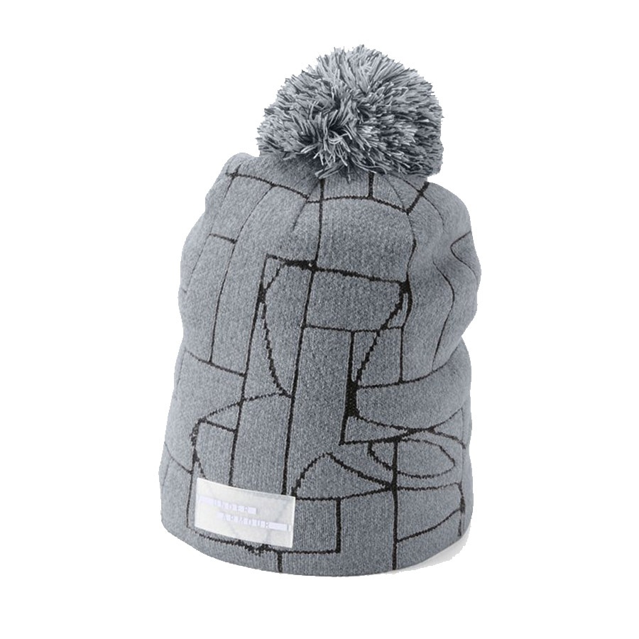 Czapka UA Graphic Pom Beanie 1318484 035 szary one