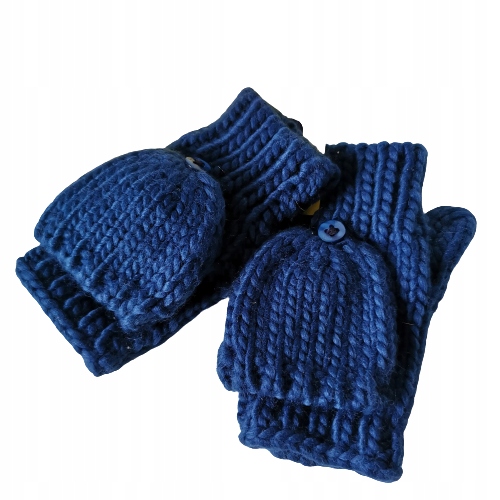 Ciepłe rękawiczki niebieskie MOTHERCARE 1-3 L