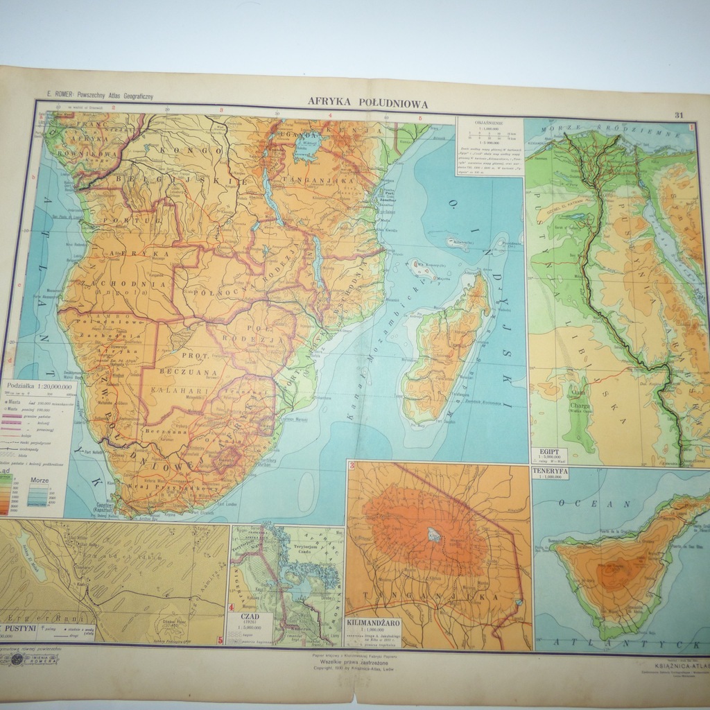 Afryka Płd. Książnica-Atlas