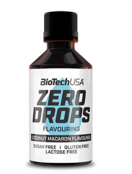 BioTech ZERO DROPS 50ml COCONUT KROPLE SŁODZĄCE