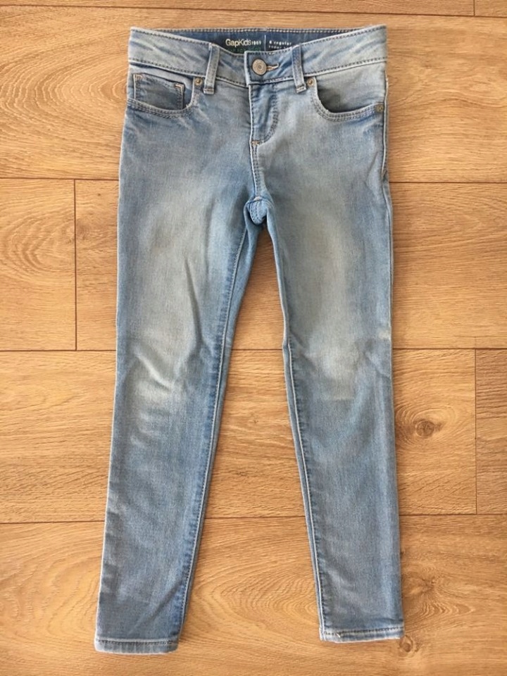 GAP spodnie JEANS RURKI SKINNY 6 LAT 116 NOWE