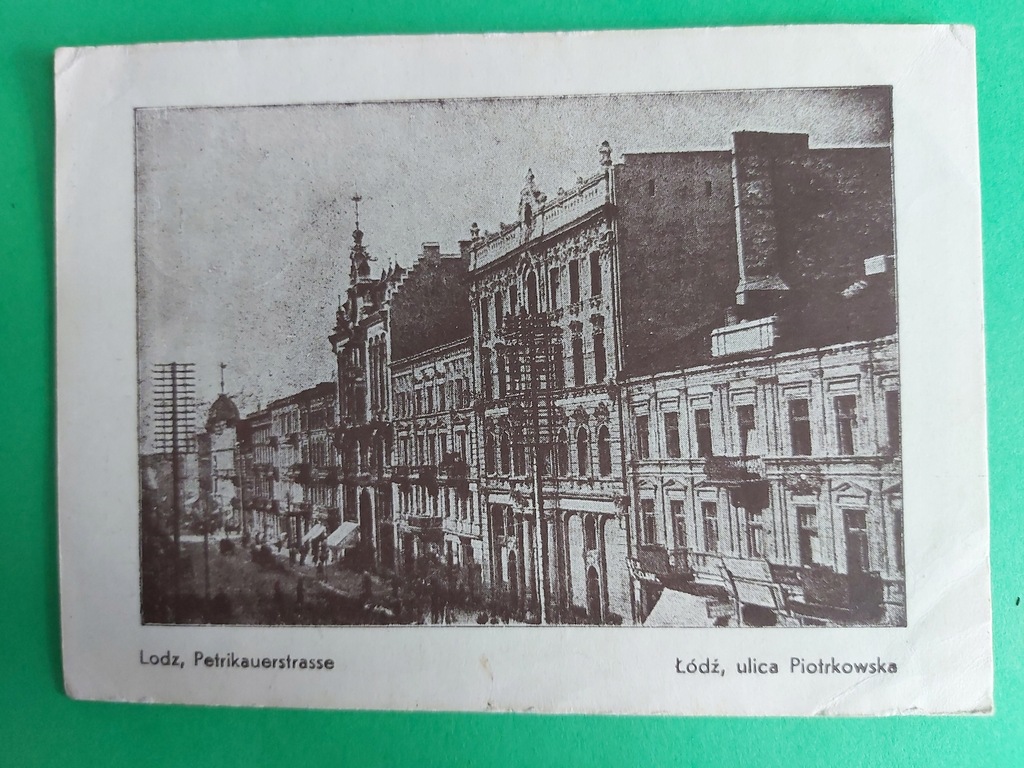 Lodz Łódź 3.10.1939 r. Feldpost swastyka
