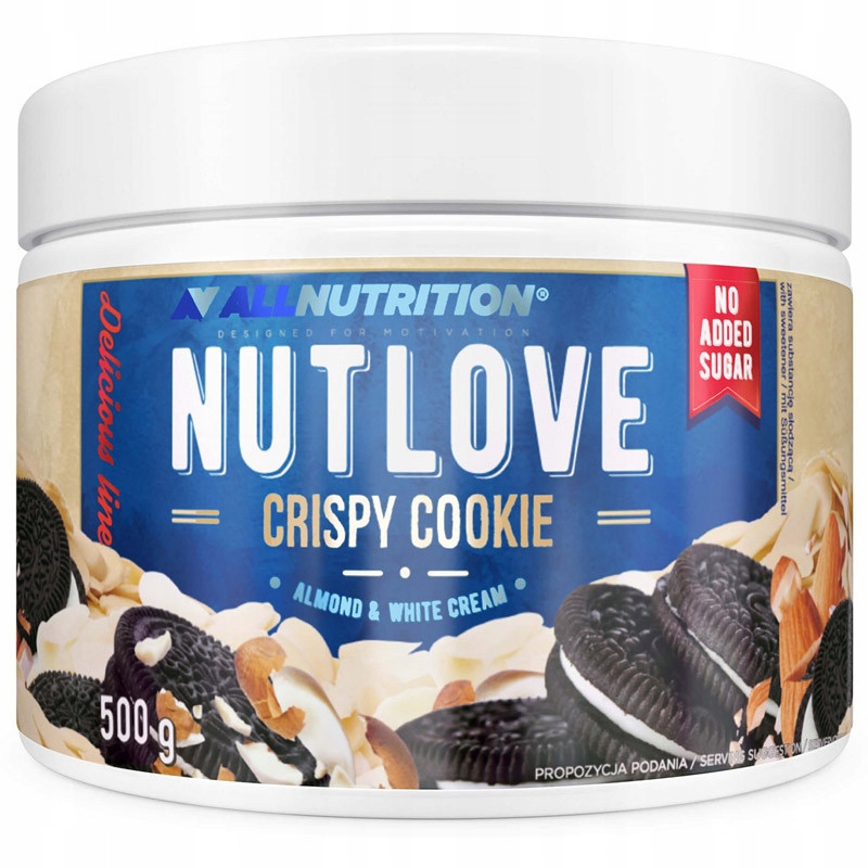 ALLNUTRITION Nutlove Crispy Cookie 500g KREM MEGA