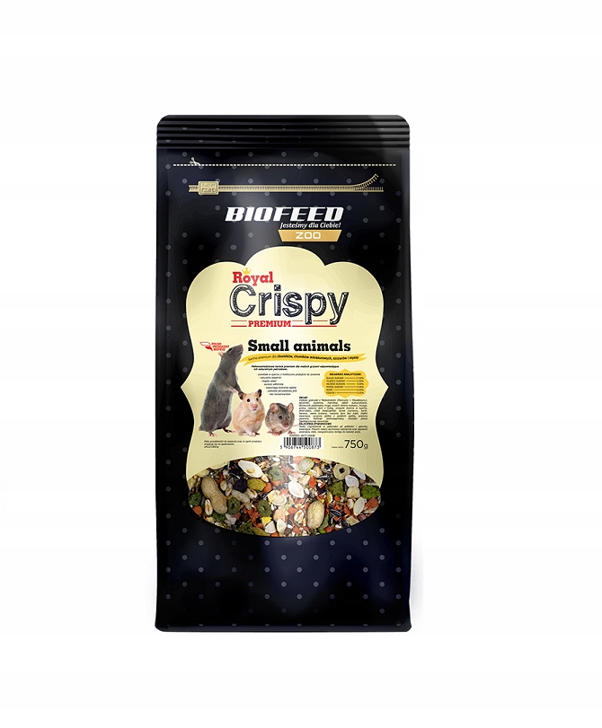 Biofeed Royal Crispy Premium Small Animals 0,75kg
