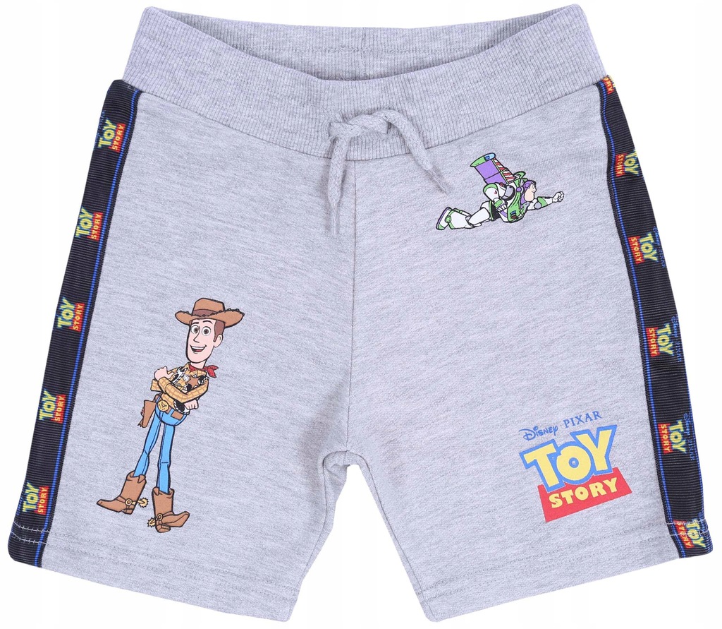 Szare bawełniane spodenki Toy Story DISNEY 116