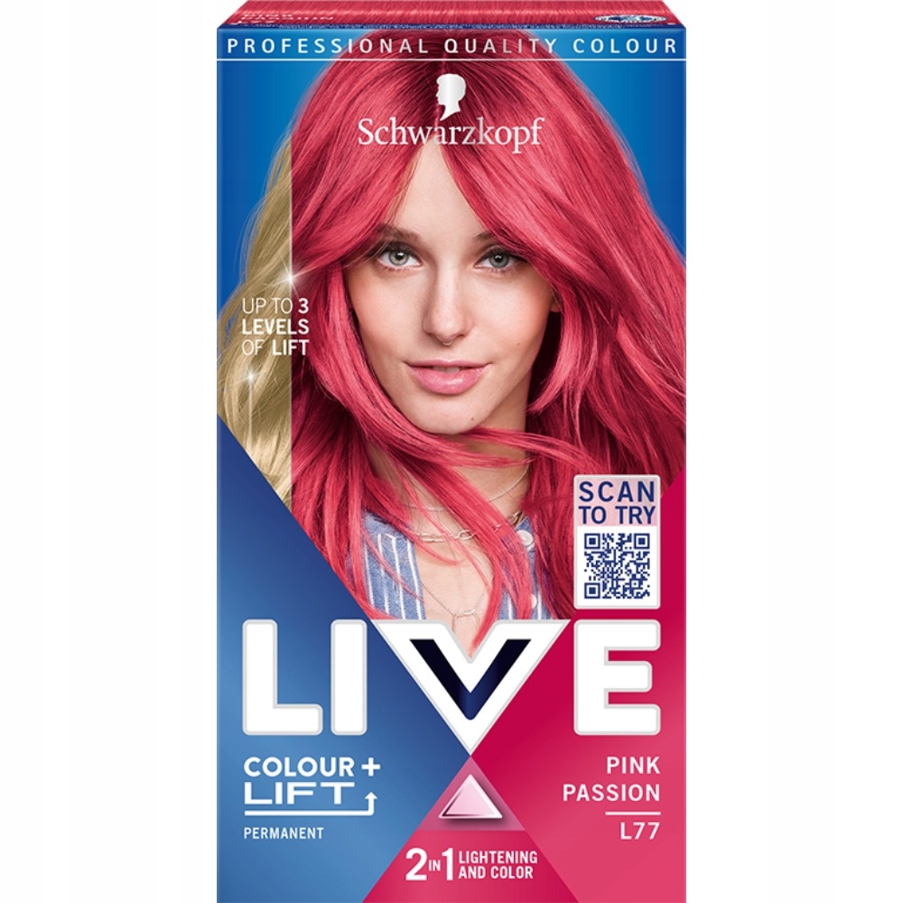 Schwarzkopf Live Colour + Lift rozjaśniająca P1