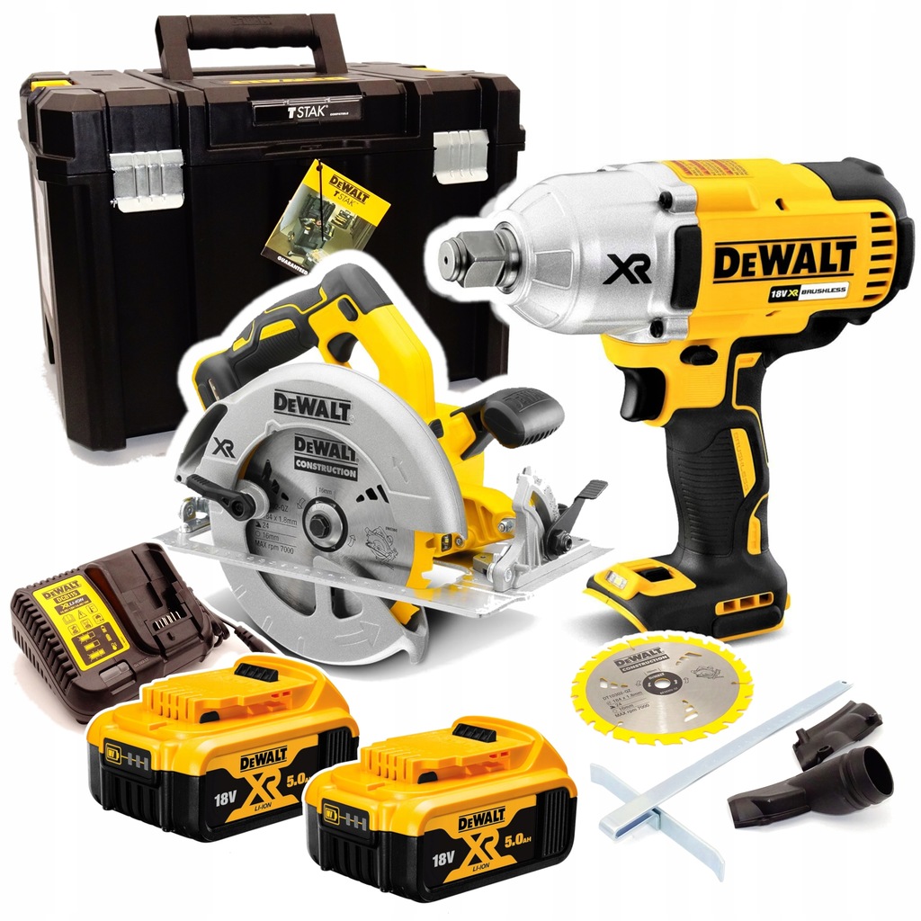 DeWalt DCF899 + DCS570P2 XR Pilarka + KLUCZ 18V