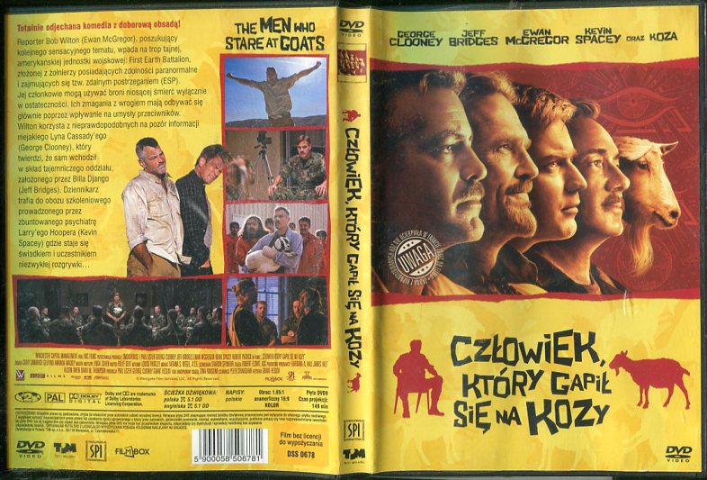CZŁOWIOEK KTÓRY GAPIŁ SIĘ NA KOZY DVD / FR0286