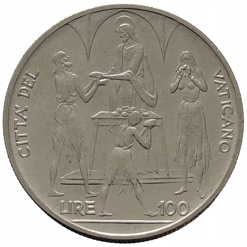 55719. Watykan - 100 lirów - 1968 r.