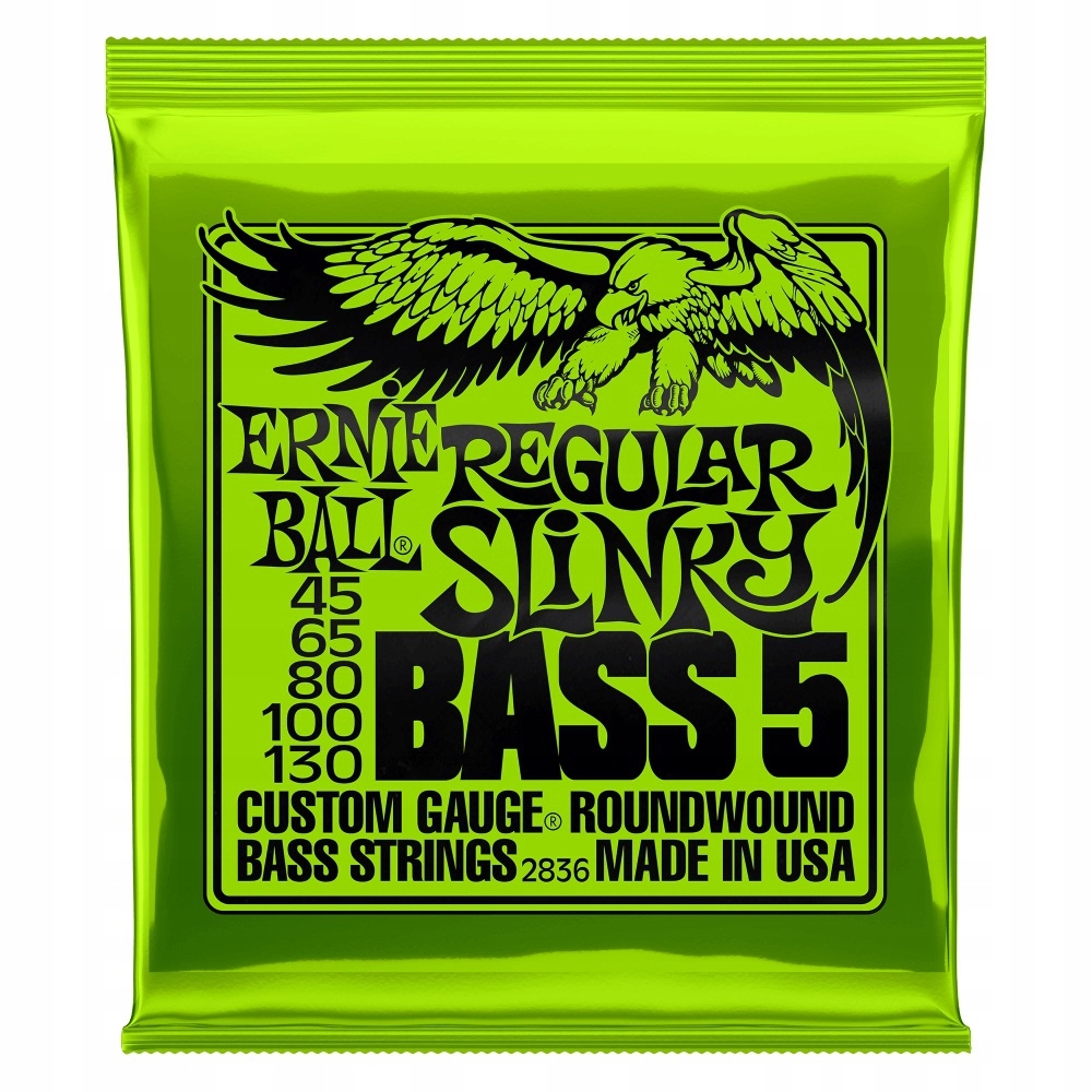 Ernie Ball 2836 NC 5's Regular Slinky Bass