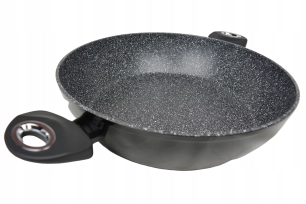 GARNEK PATELNIA Z POKRYWKĄ - MARMURKOWA 32CM