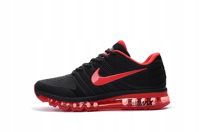 air max 2017 black red