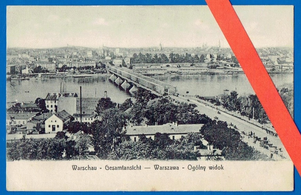 Warszawa. Widok Pragi. Most Kierbedzia. A005