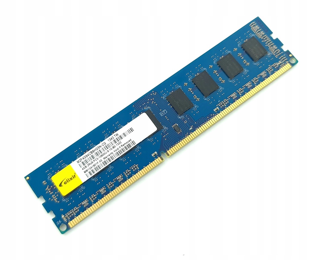 Pamięć RAM ELIXIR DDR3 4GB 1333MHz CL9 M2F4G64CB8HG5N-CG | Testowane | GW6M