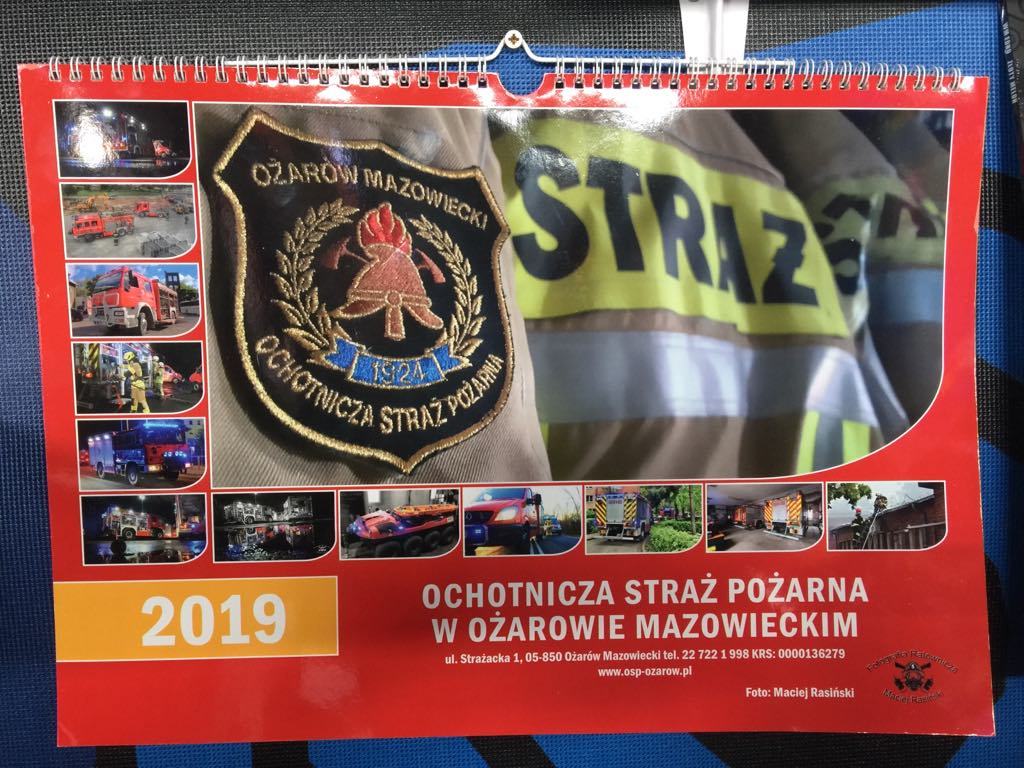 Kalendarz OSP Ożarów Mazowiecki na 2019