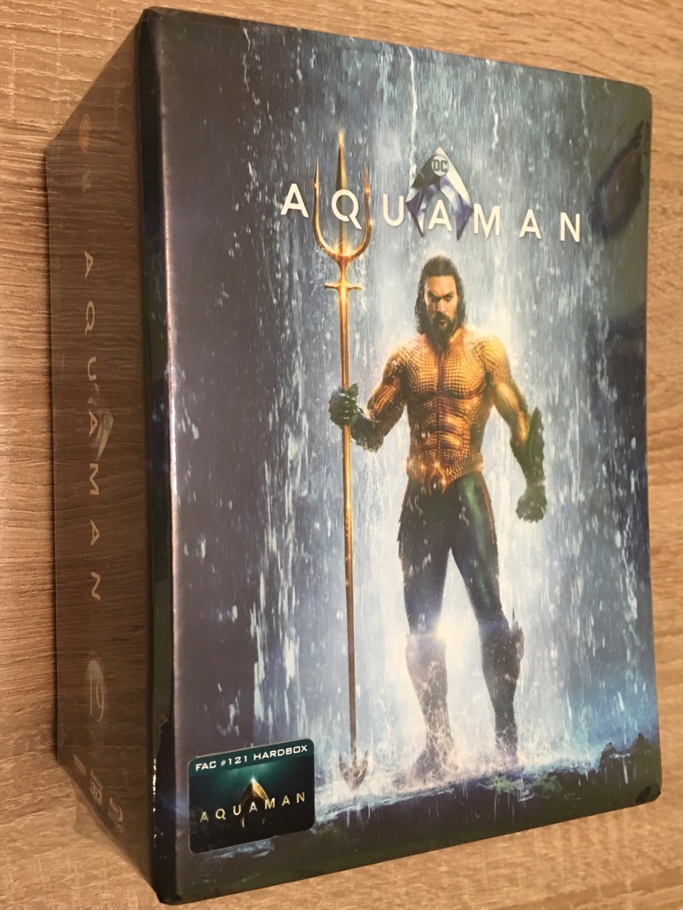 AQUAMAN Lenticular 3D FullSlip Steelbook Limited Edition 4K Ultra HD + BD