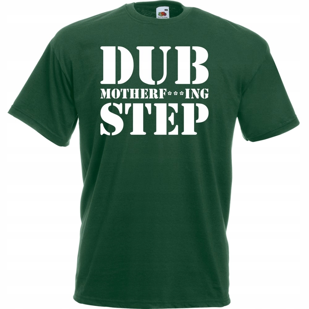 Koszulka z nadrukiem dubstep dub L butelkowa