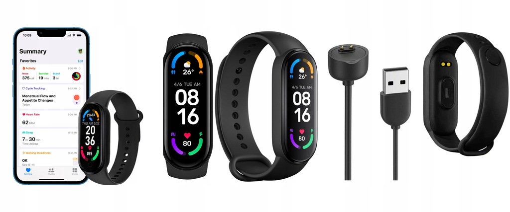 Купить СПОРТИВНЫЕ СМАРТ-ЧАСЫ M6 SMARTBAND + РЕМЕНЬ: отзывы, фото, характеристики в интерне-магазине Aredi.ru