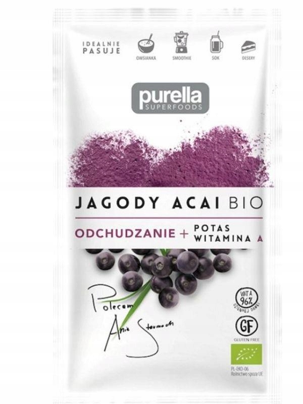 Jagody Acai Bio Naturalne Odchudzanie Purella 21g