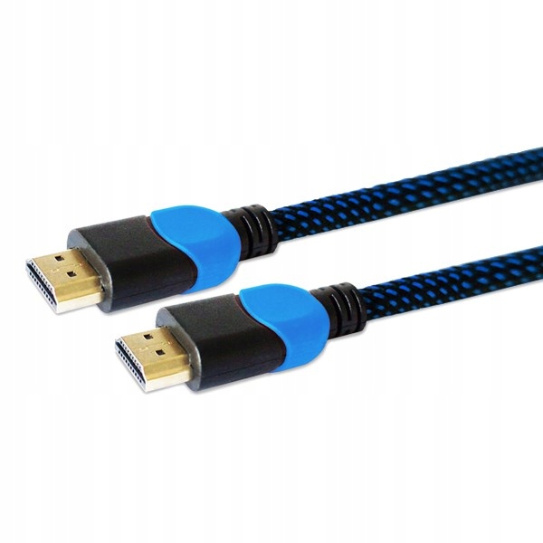 Kabel SAVIO GCL-02 HDMI 1,8m czarno-niebieski)