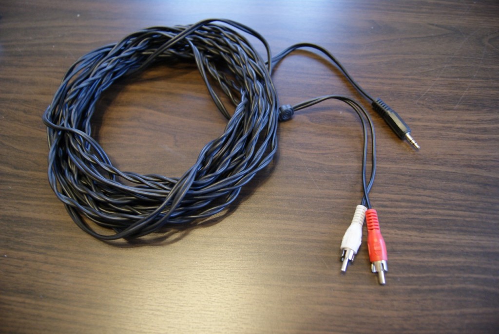 KABEL JACK 3,5mm - 2 x RCA CINCH 10m