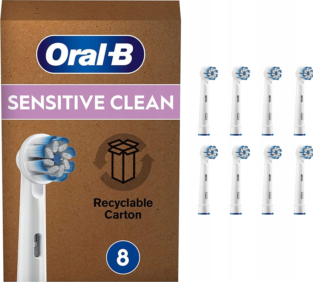 Końcówki do szczoteczek Oral-B Sensitive Clean - 13740163239 ...