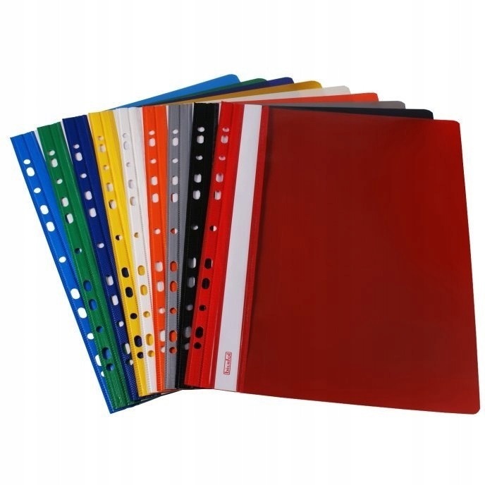 Skoroszyt twardy zawieszany A5 żółty (10sztuk) SH-