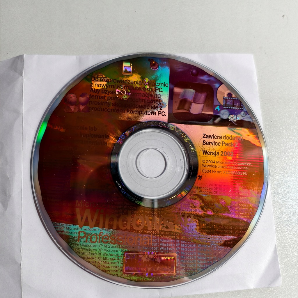 System Windows XP proffesional - sama płyta