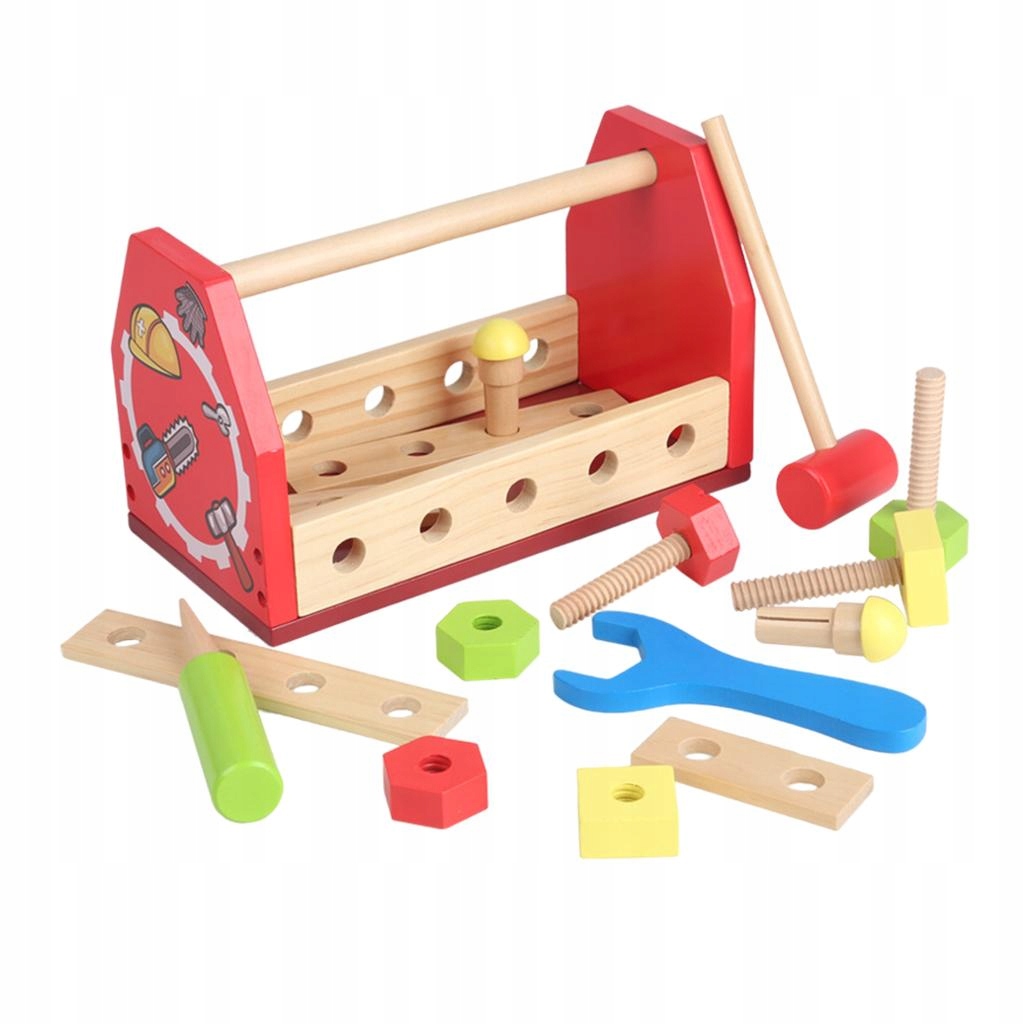Children Wooden Toolbox Disassembly Toys