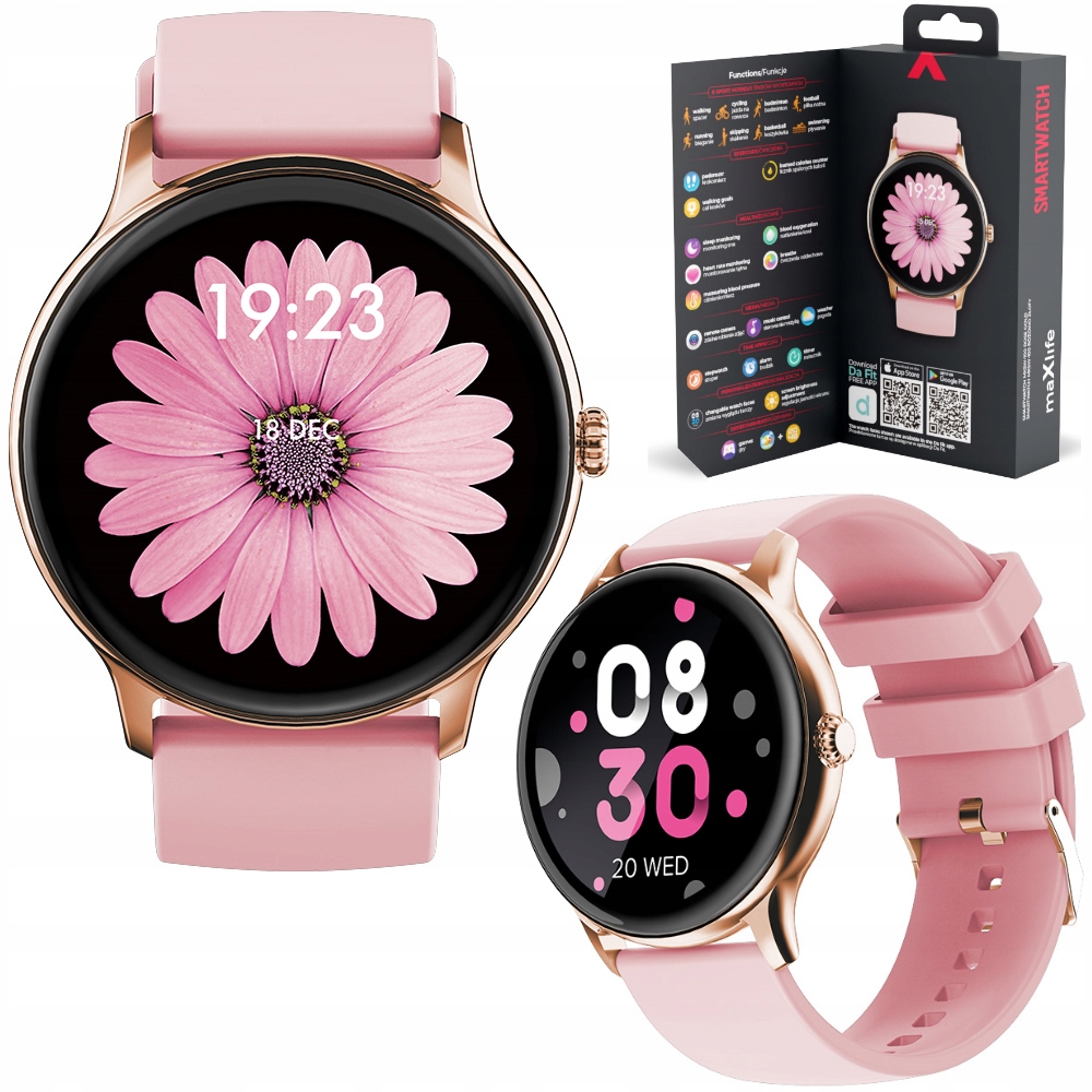 Купить SmartWatch женские умные часы розовое розовое золото: отзывы ...