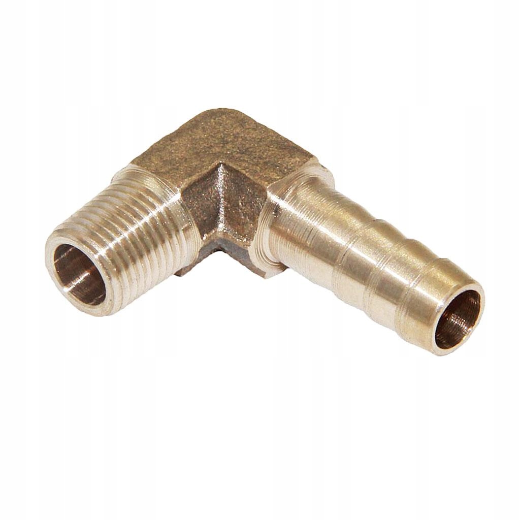 Brass Barbed Hose Pipe Joiner Tubing Connector Male Thread as described