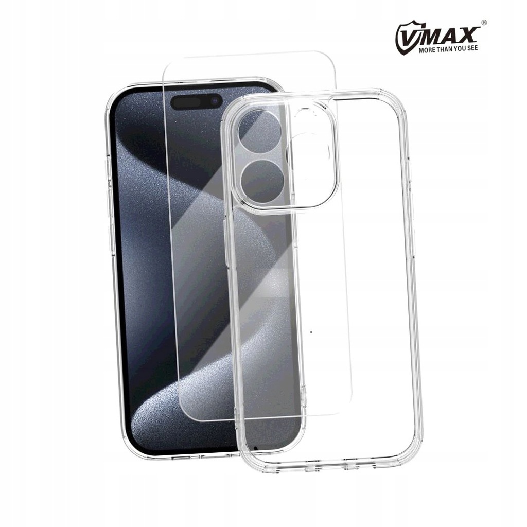 Vmax zestaw nakładka + szkło 2,5D premium do Xiaomi Redmi Note 13 4G / 5G (