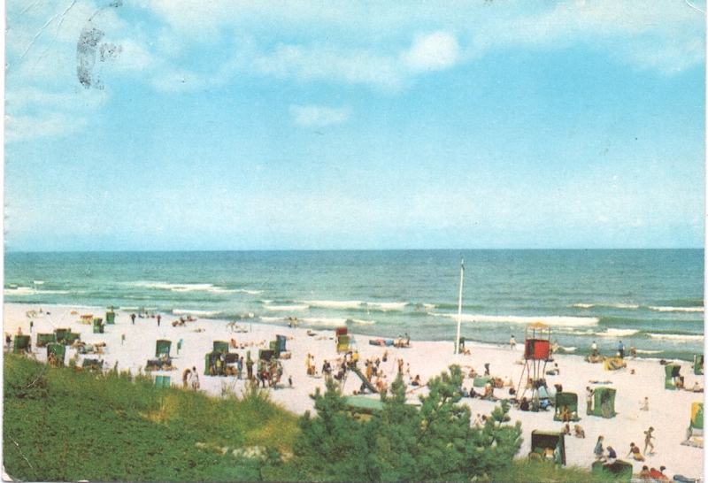 JASTARNIA - PLAŻA + WIEŻA RATUNKOWA - 1965R