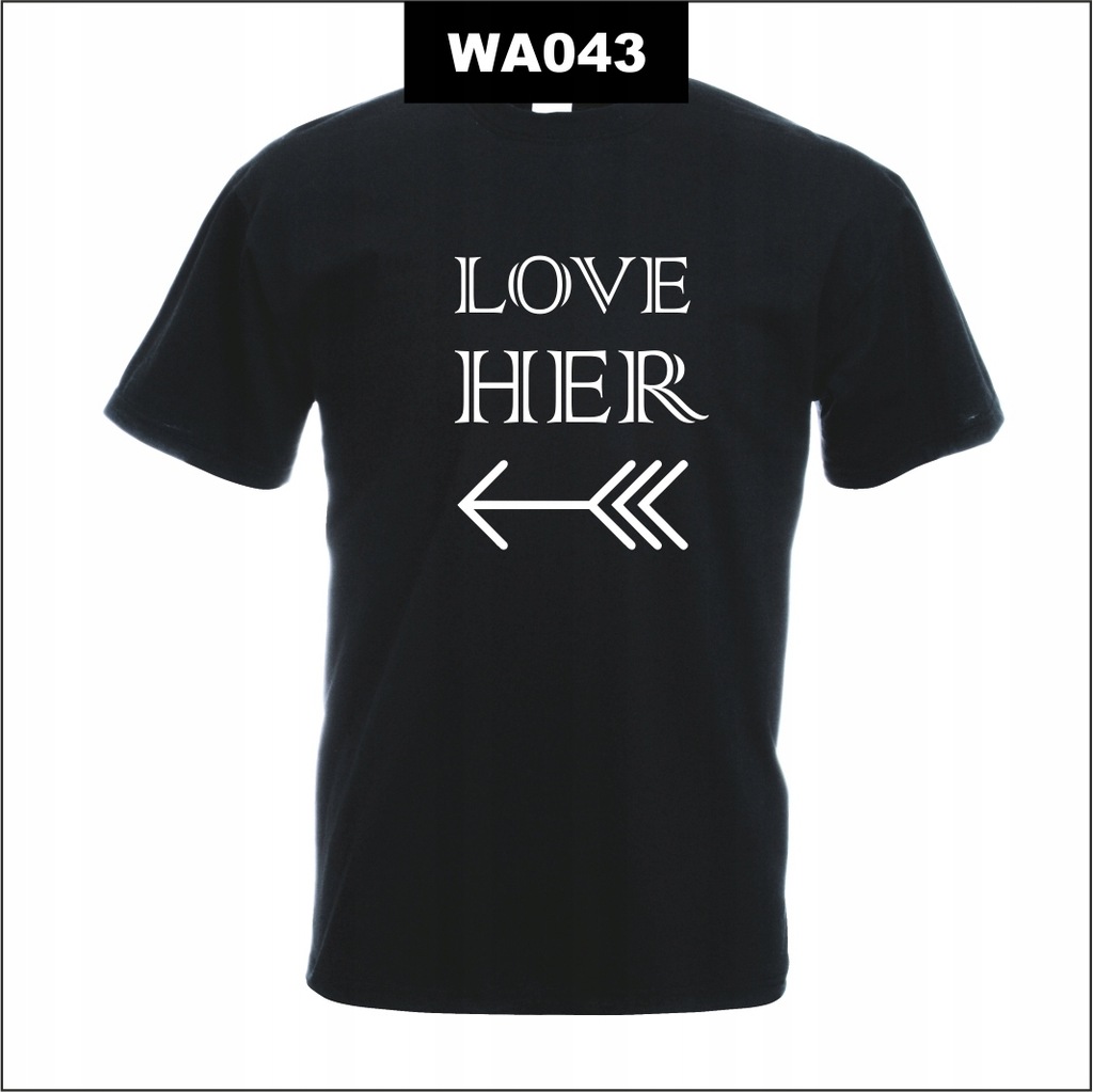 Koszulka z nadrukiem walentynki LOVE WA043M C3XL
