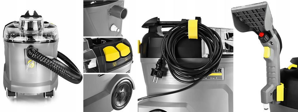 Купить ПИОРАТСКИЙ ПЫЛЕСОС KARCHER PUZZI 8/1 GIANT SET: отзывы, фото, характеристики в интерне-магазине Aredi.ru