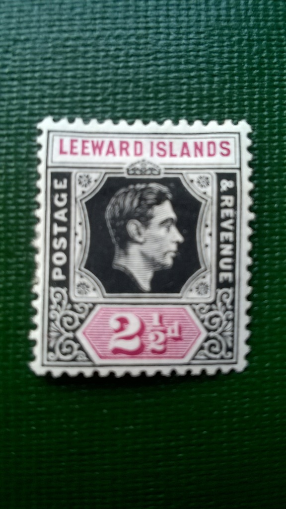 Leeward Islands 2,5d czysty (*), KGVI, kolonie angielskie