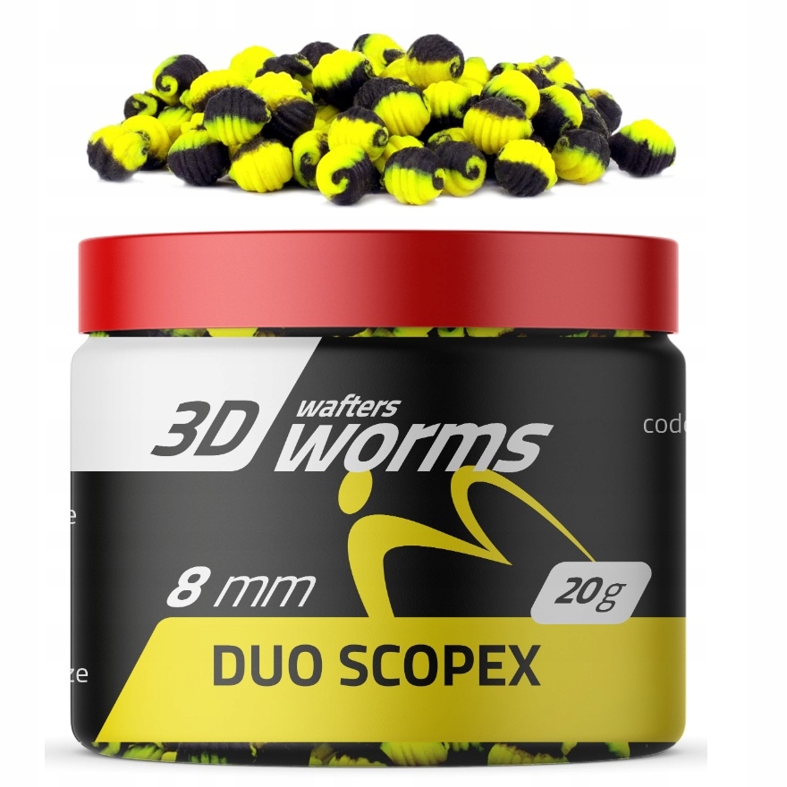 MATCHPRO Top Worms wafters duo SCOPEX 8mm 20g